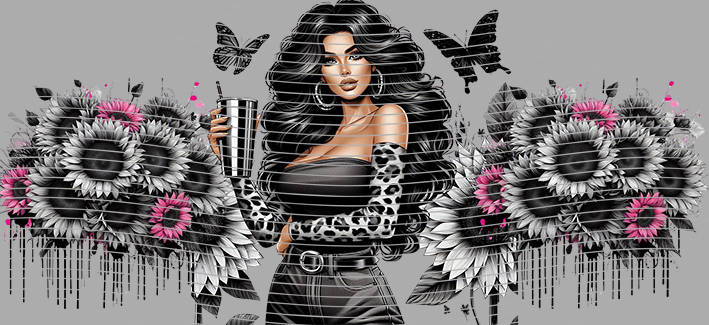 16oz Sunflower Girl-SU-233